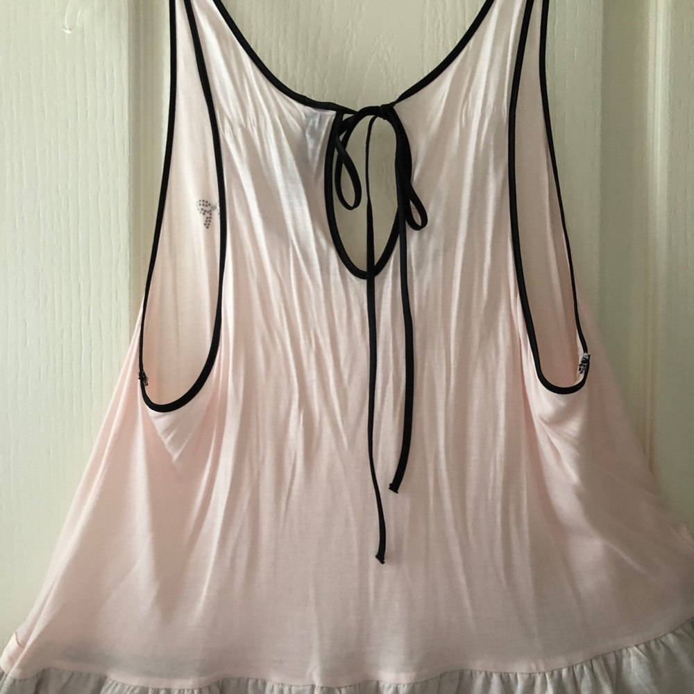 VICTORIA'S SECRET BABYDOLL WITH CRYSTAL BOW - NWT